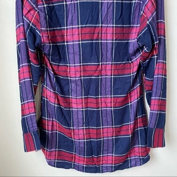 Summer Of Love Jett Check 100% Cotton Plaid Shirt - Picture 7 of 16